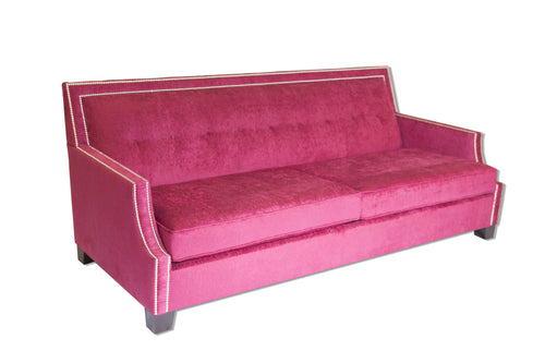 Sofa color rosa
