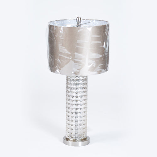 Lampara de noche color plata